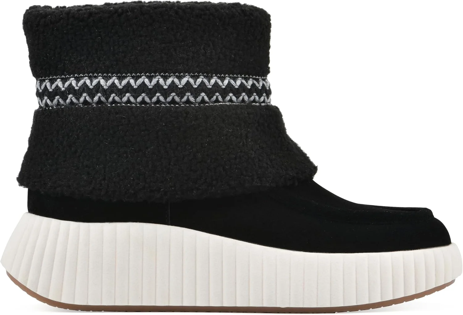 نیم بوت پلتفرم دیجیتال زنانه وایت مانتین با رویه خز مصنوعی نیم بوت پلتفرم دیجیتال زنانه وایت مانتین با رویه خز مصنوعی