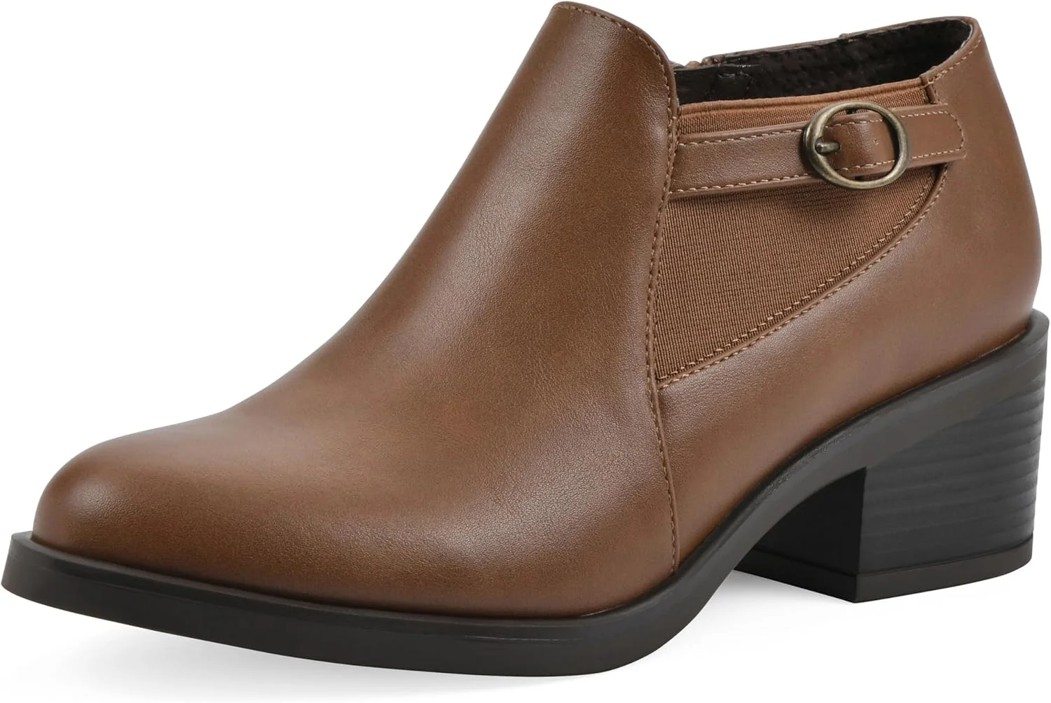 نیم بوت پاشنه دار وسترن زنانه وایت مانتین مدل Cuisine