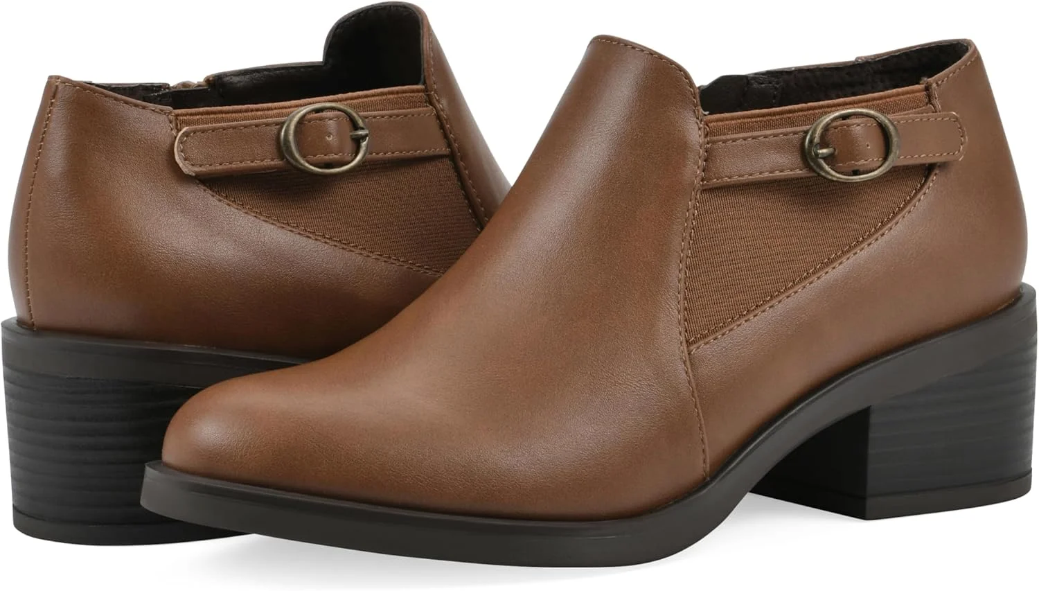 نیم بوت پاشنه دار وسترن زنانه وایت مانتین مدل Cuisine