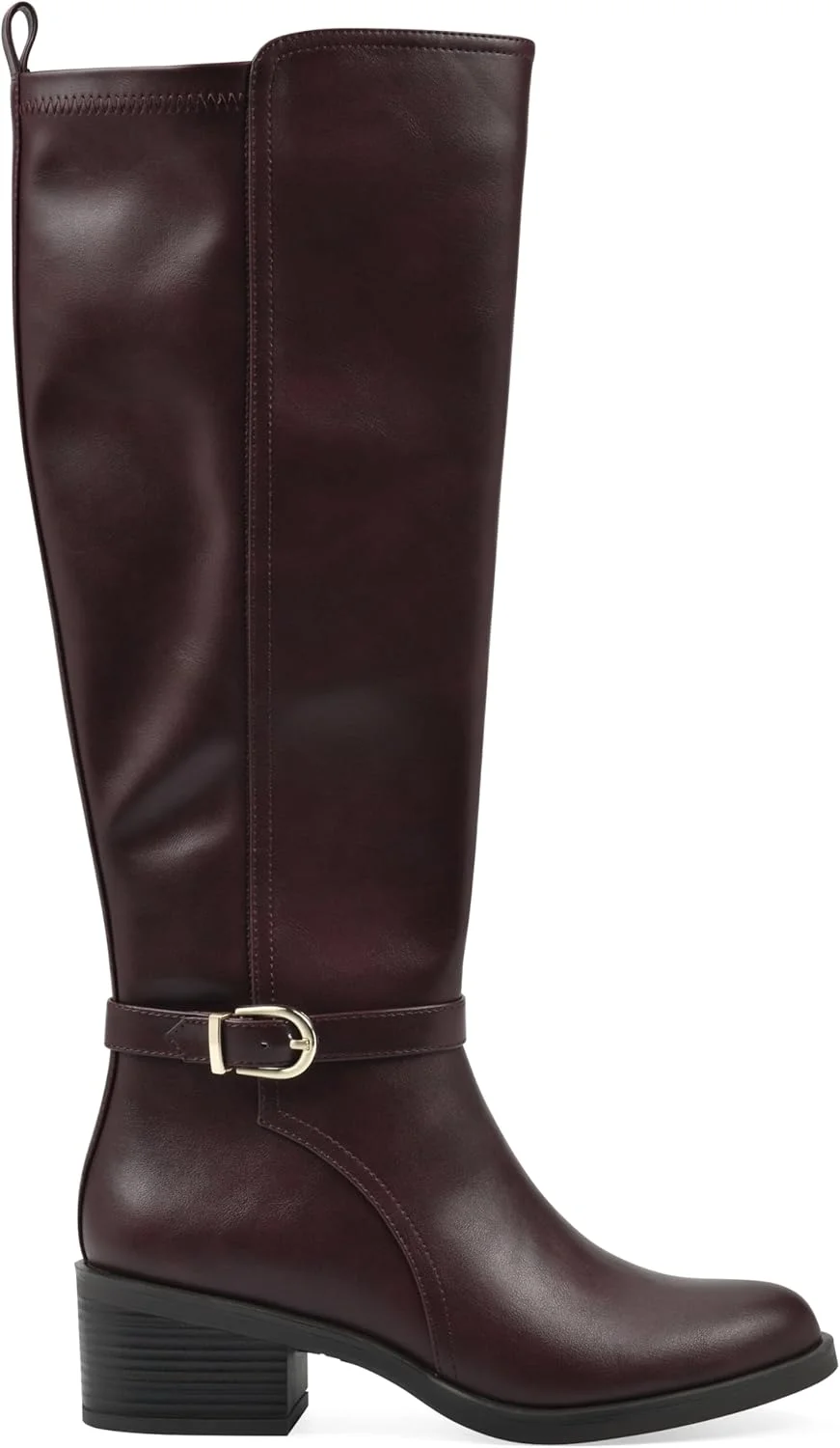 بوت ساق بلند زنانه و پاشنه پهن و خاص وایت مانتین