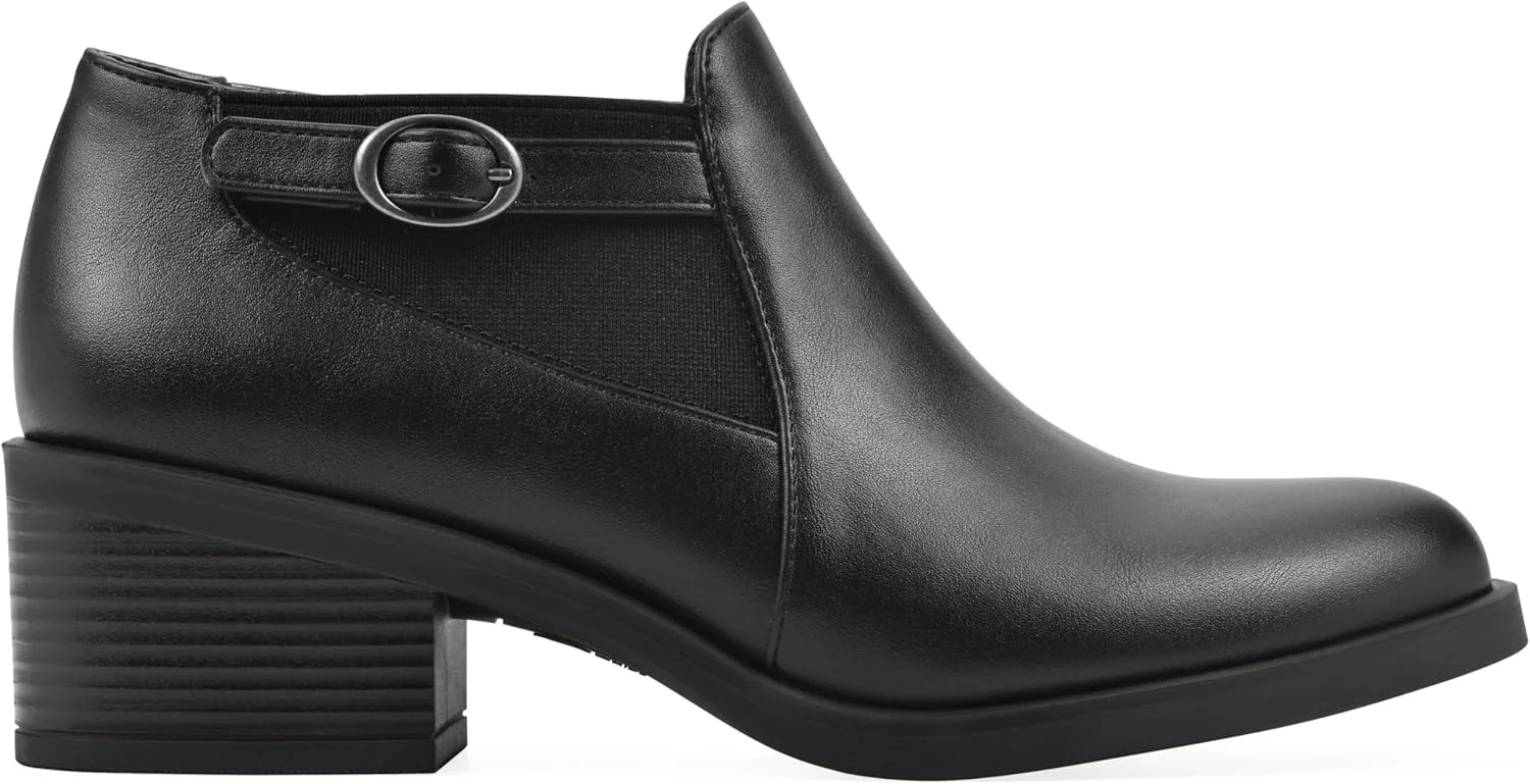 نیم بوت پاشنه دار وسترن زنانه وایت مانتین مدل Cuisine