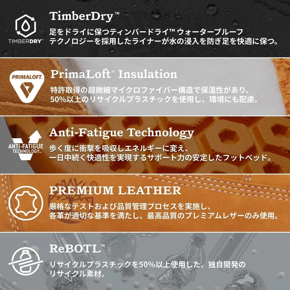 نیم بوت زنانه تیمبرلند مدل NELLIE MID LACE UP ضدآب