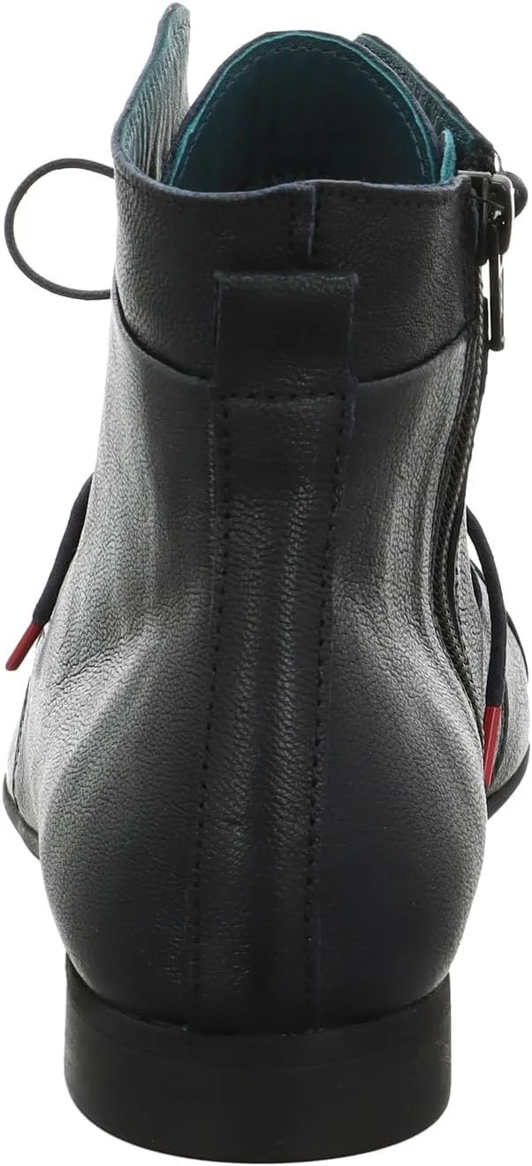 نیم بوت زنانه چرم بدون کروم Think! مدل Guad