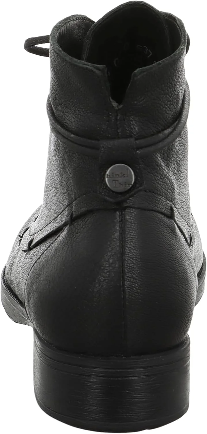 نیم بوت زنانه چرم بره ای بدون کروم Think!