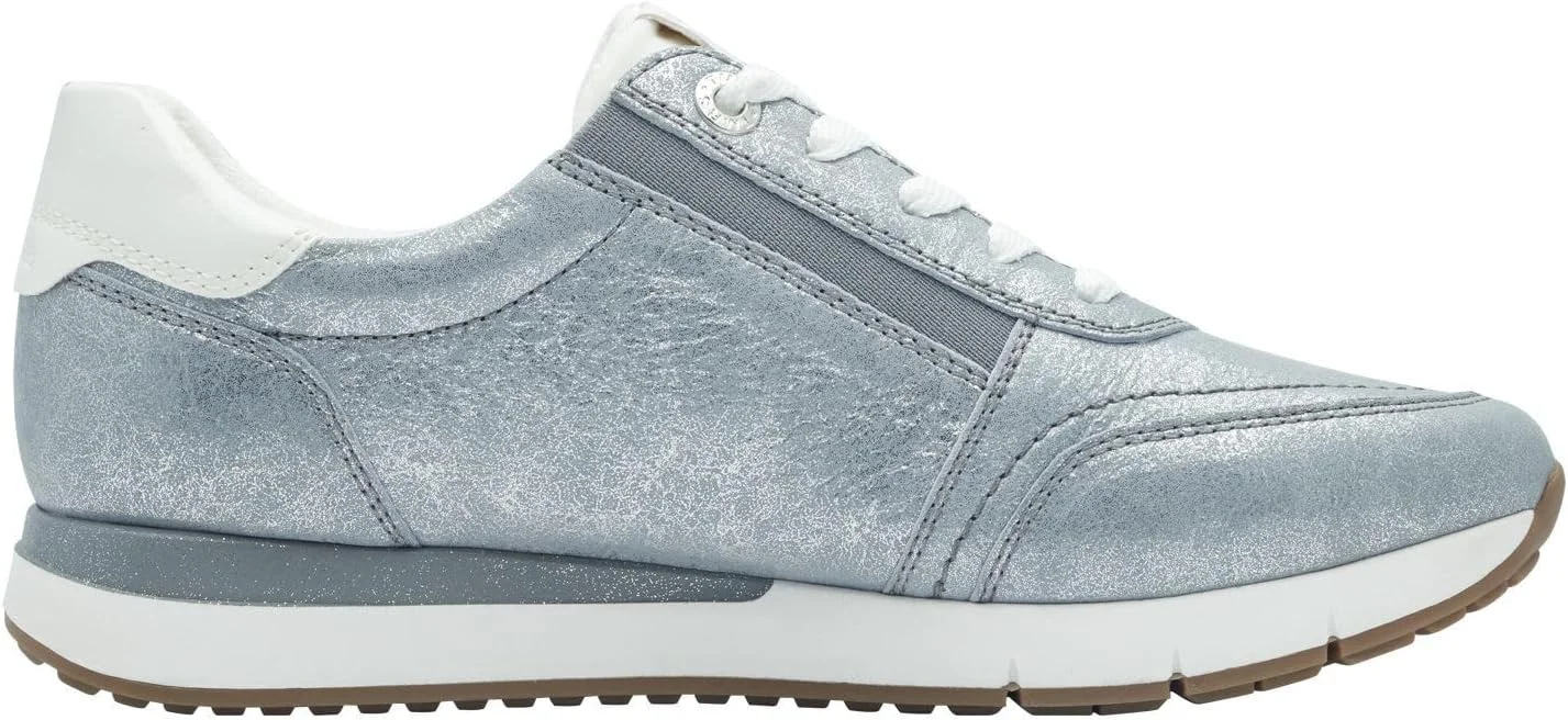 کفش کتانی تخت زنانه تاماریس Comfort مدل بند دار با زیپ کفش کتانی تخت زنانه تاماریس Comfort مدل بند دار با زیپ