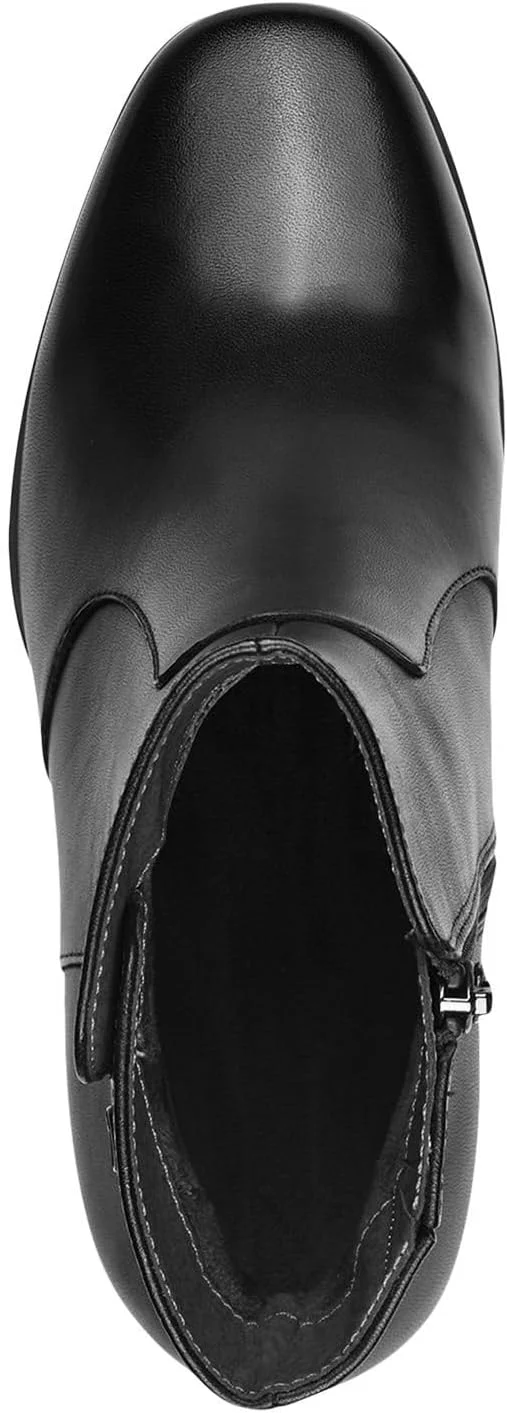 نیم بوت زنانه تاماریس Comfort با پاشنه پهن چرمی نیم بوت زنانه تاماریس Comfort با پاشنه پهن چرمی