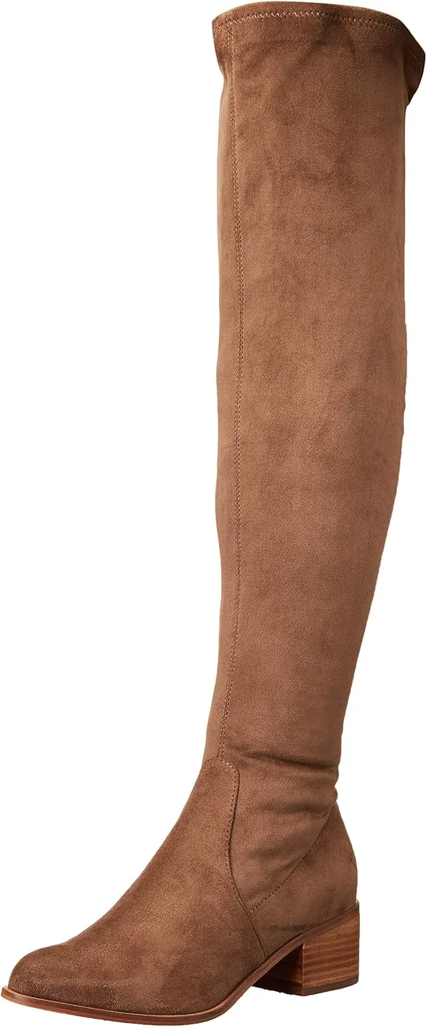 بوت فشن زنانه استیو مادن مدل سادی، رنگ طوسی مایل به قهوه ای، سایز 4