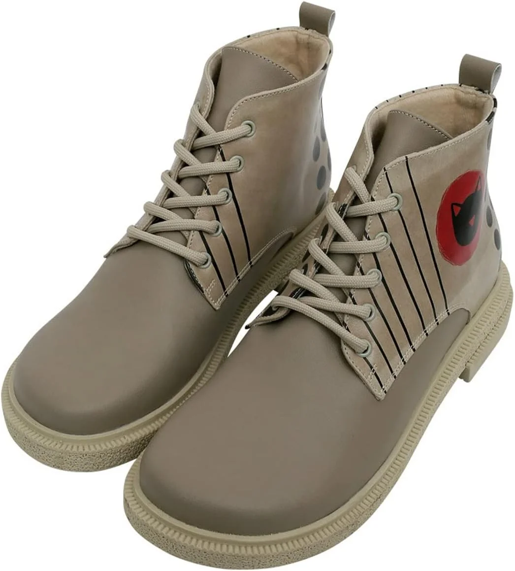 بوت های ویکتوریا Dogo - طرح خال خال و گربه، بوت فشن زنانه