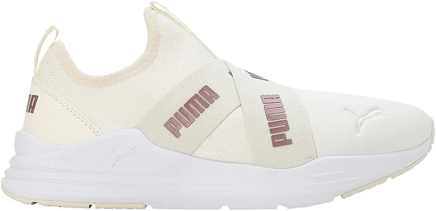 کفش ورزشی زنانه پوما مدل Wired Run Slipon Wns Space Metallics