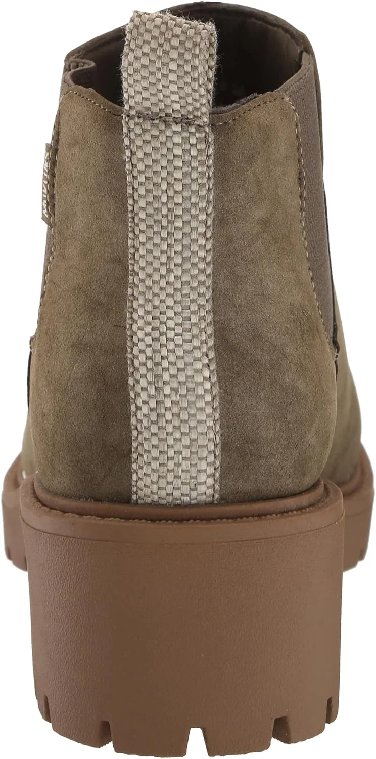 بوت فشن زنانه موک لوکز مدل فینلی فرانسیس، خزه ای، سایز 9 بوت فشن زنانه موک لوکز مدل فینلی فرانسیس، خزه ای، سایز 9