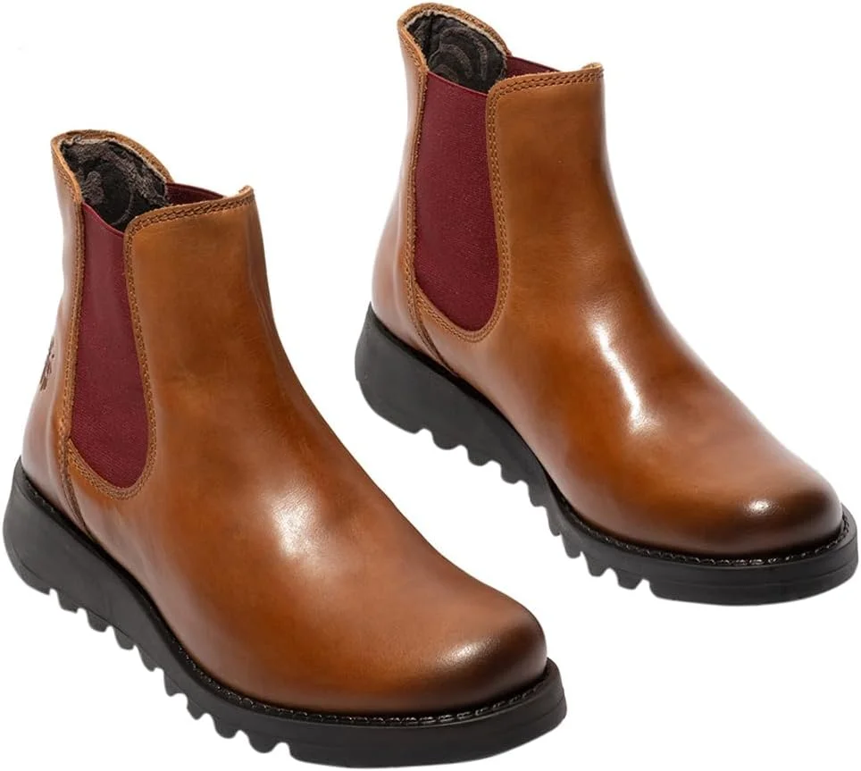 نیم بوت زنانه مدل چلسی فلای لندن، قهوه ای، سایز 37 اروپا