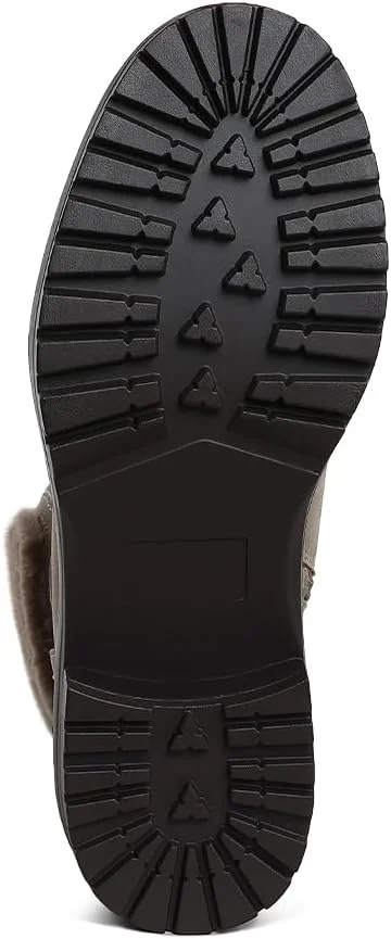 بوت های ساق دار زنانه لاندن رگ با یقه خز مصنوعی