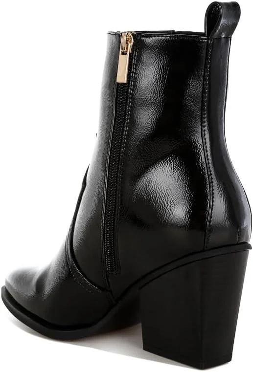 نیم بوت زنانه نوک تیز لاندن رگ