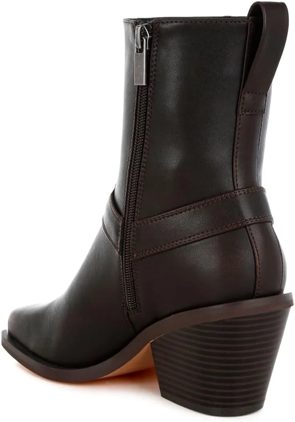 نیم بوت زنانه لاندن رگ با جزئیات هارنس برجسته