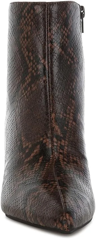 بوت پاشنه بچه گربه ای زنانه چرم مصنوعی لاندن رگ