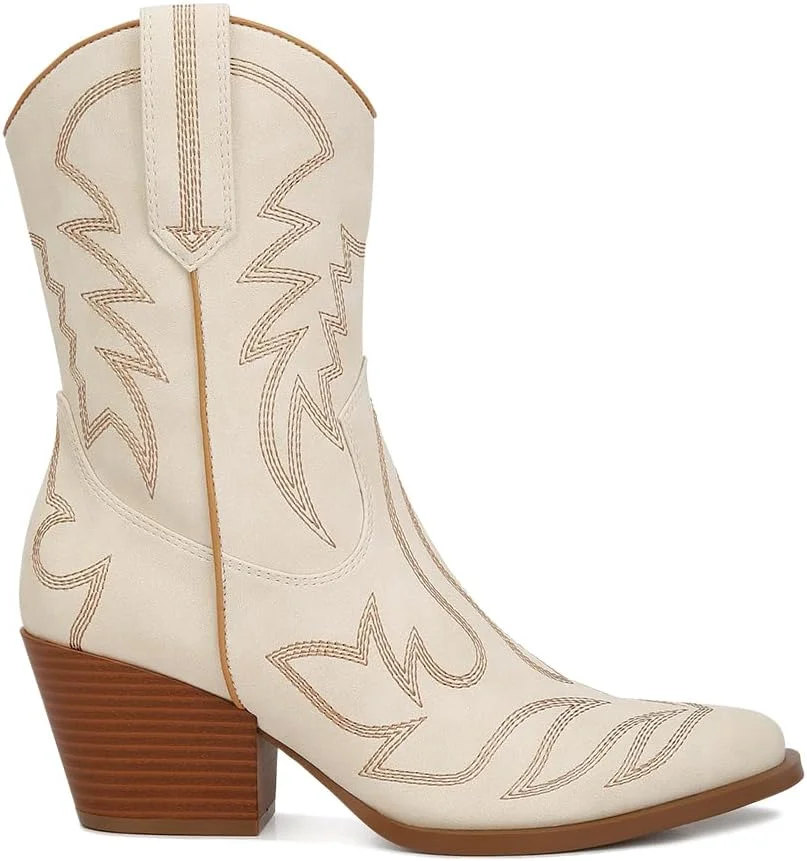 بوت زنانه لاندن رگ با جزئیات تکه دوزی چرم مصنوعی