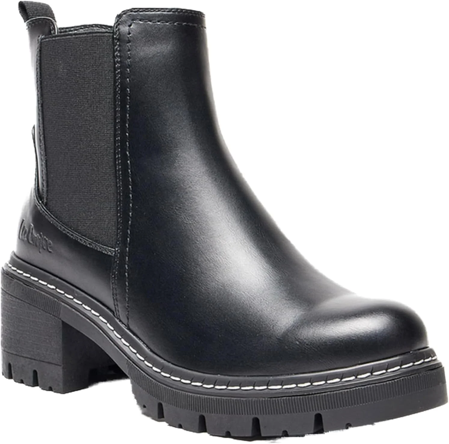 لی کوپر زنانه - 22F595-6 - بوت های ساق دار زنانه لی کوپر، یکسره و بدون بند با بست زیپی