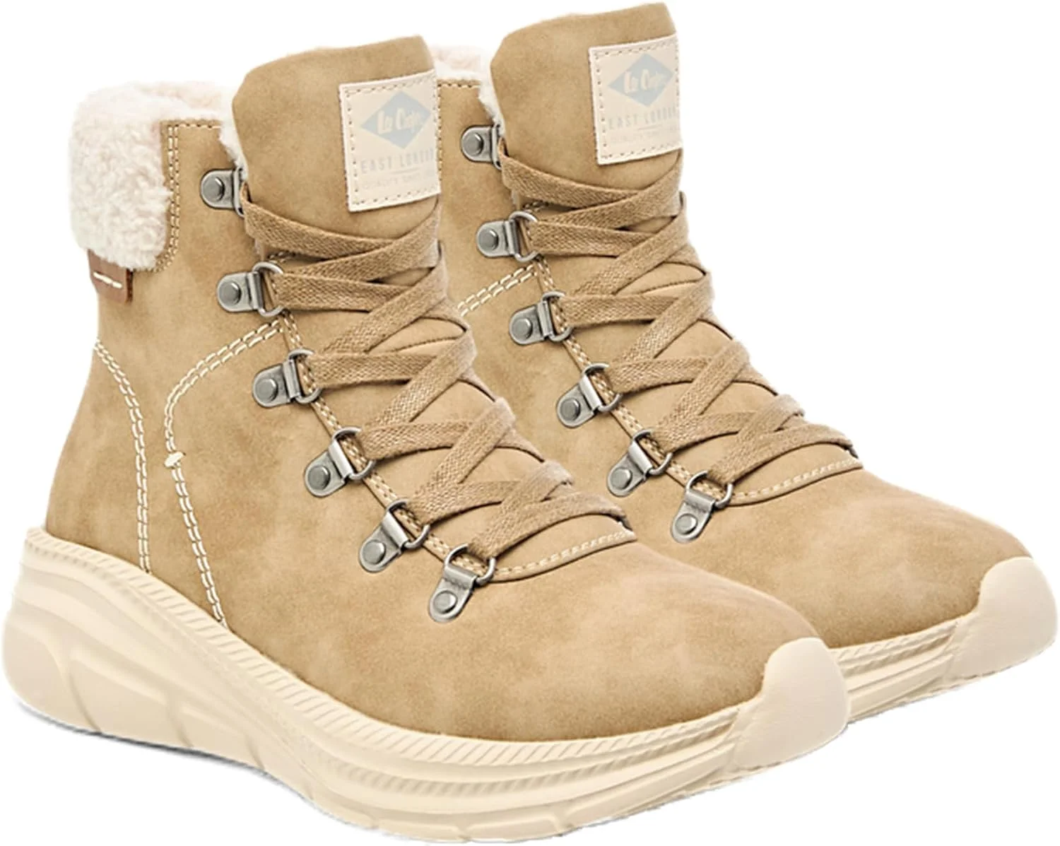 لی کوپر زنانه - 8A1073-B706 - بوت های مچی زنانه لی کوپر با جزئیات نرم و زیپ