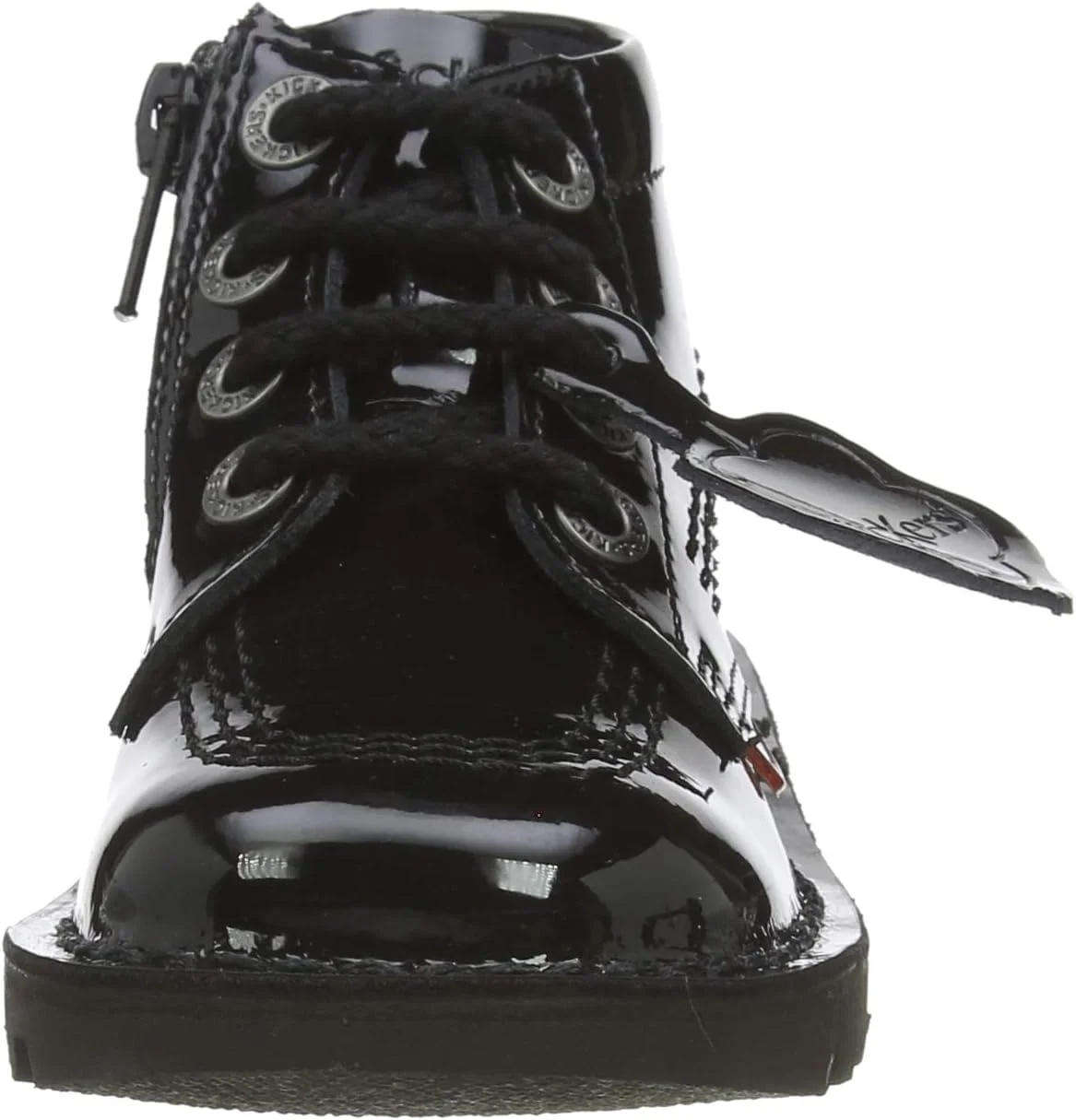 بوت ساق‌دار کلاسیک کیک های یونی‌سکس بچگانه کیکرز با زیپ | فوق‌العاده راحت | دوام بیشتر | کیفیت عالی، مشکی، سایز 6 کودک بریتانیا