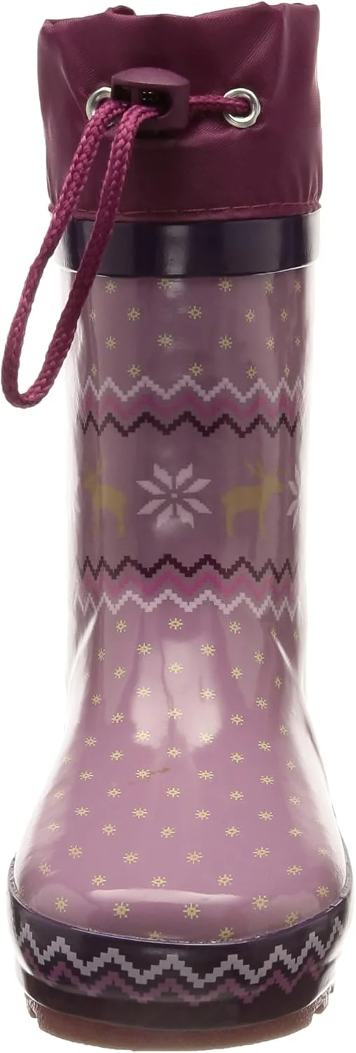 چکمه های بارانی گرم و نرم طرح نروژی پلی شوز مناسب کودکان