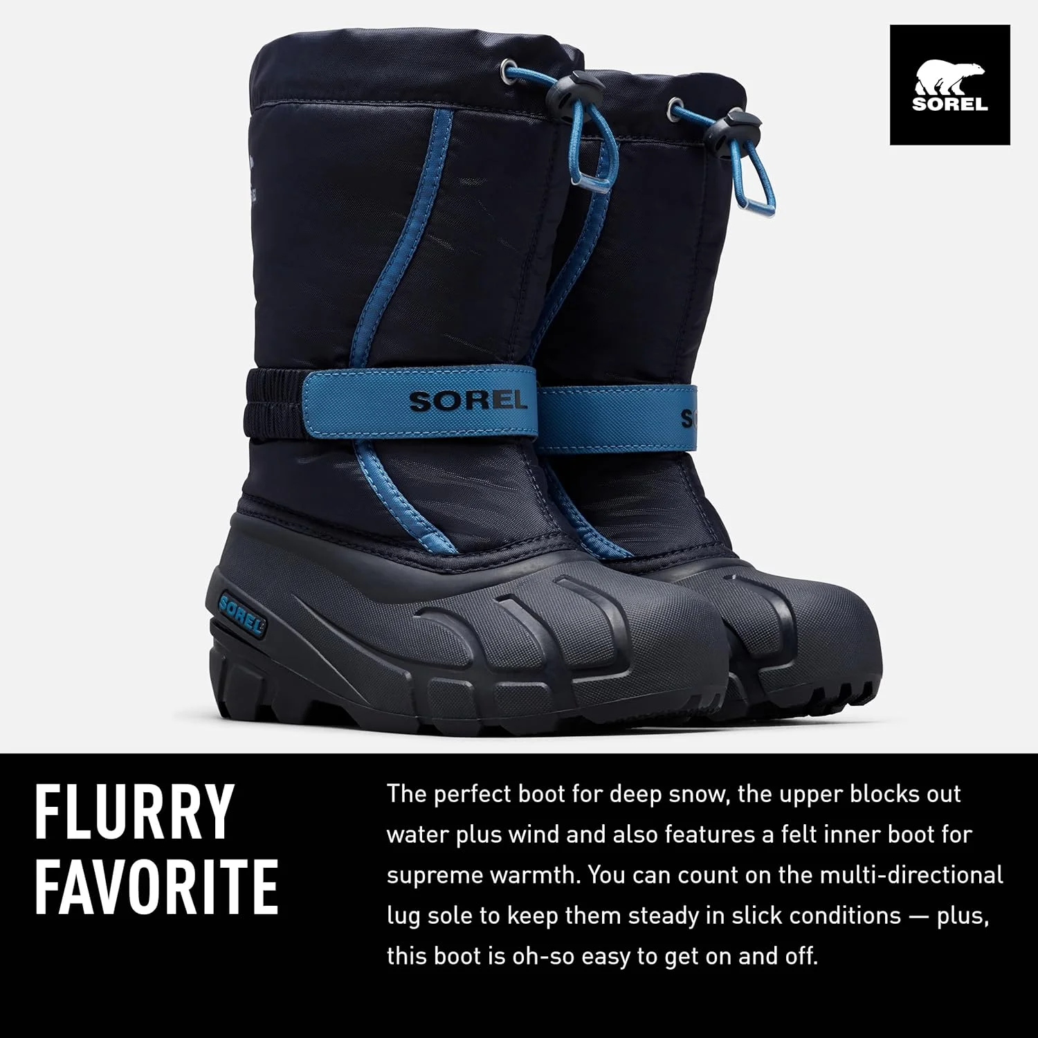 چکمه برفی بچگانه Sorel CHILDRENS FLURRY' مدل یونیسکس