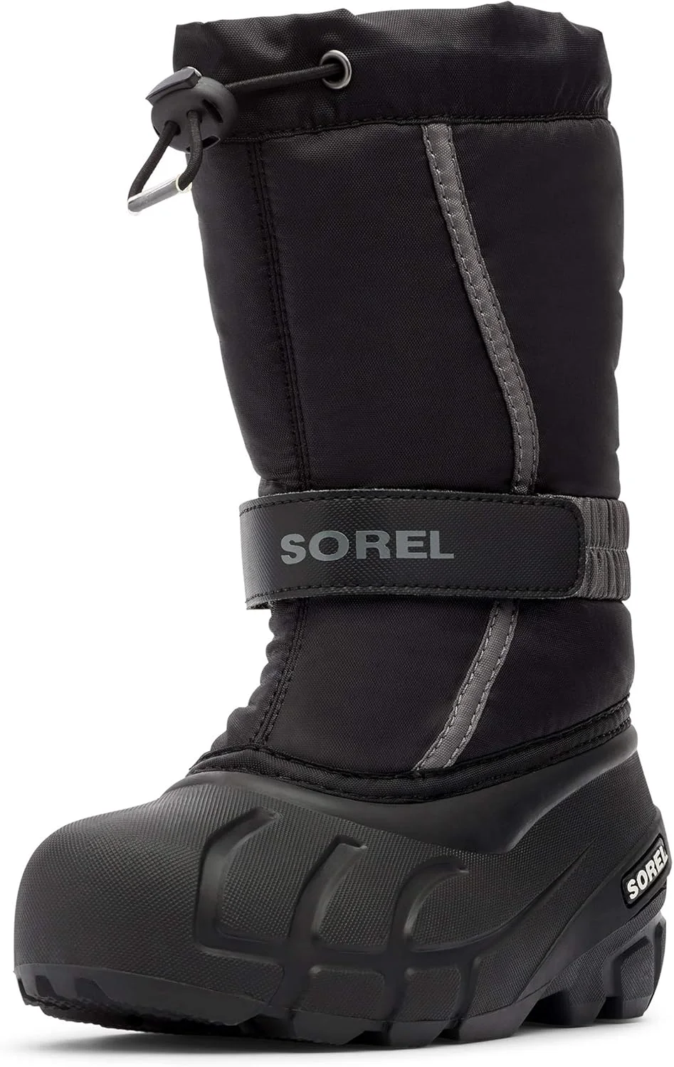 بوت زمستانی بچگانه Sorel Flurry، مشکی قرمز روشن