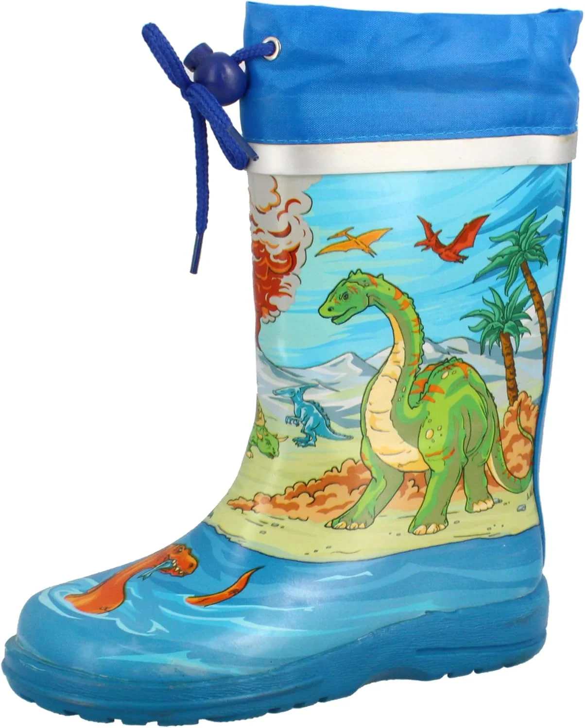 چکمه بارانی پسرانه طرح دایناسور