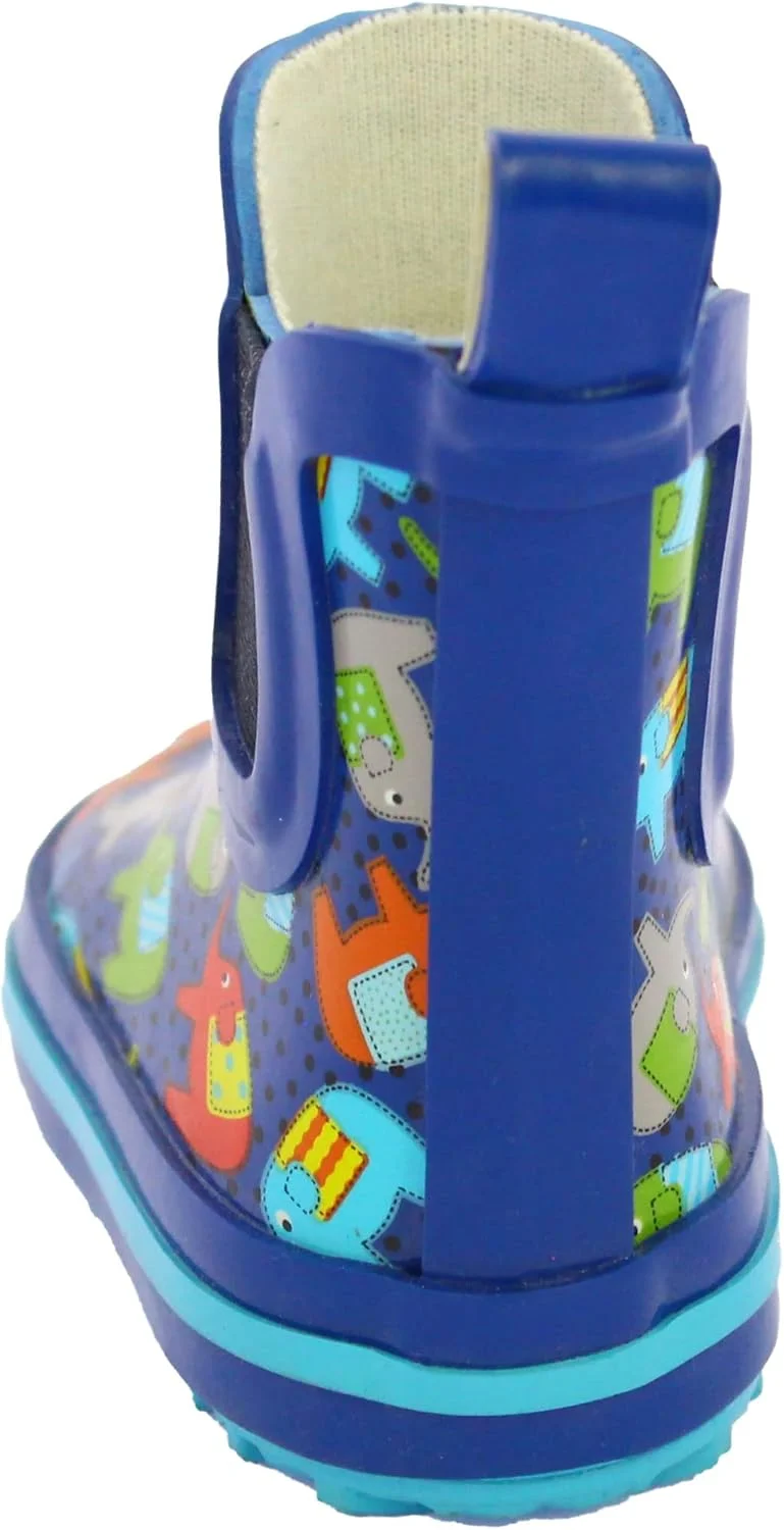 چکمه بارانی پسرانه بک مدل Elephants-907 چکمه بارانی پسرانه بک مدل Elephants-907