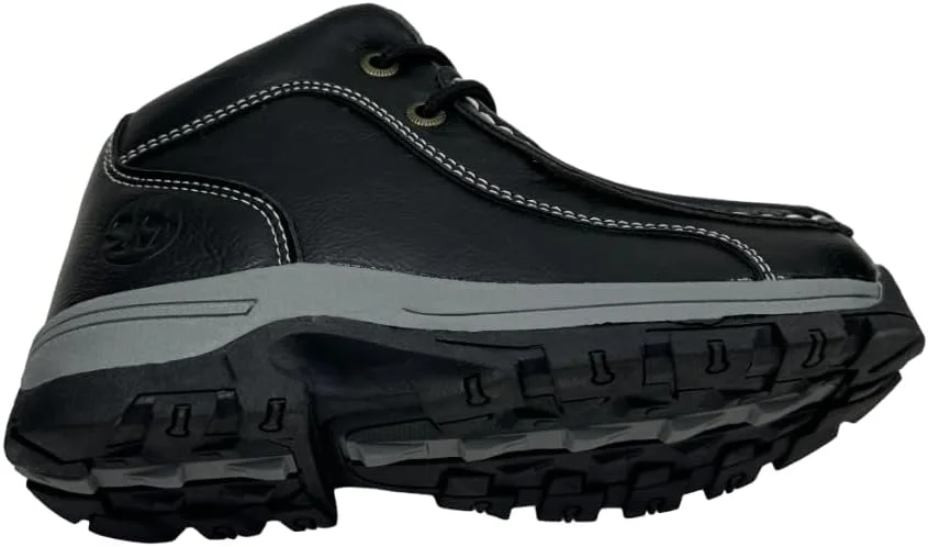 کفش بوت ساقدار پسرانه طرح آسمان، بند دار، راحت و ضد لغزش مناسب سفر، بهار و پاییز (مشکی، سایز 30)