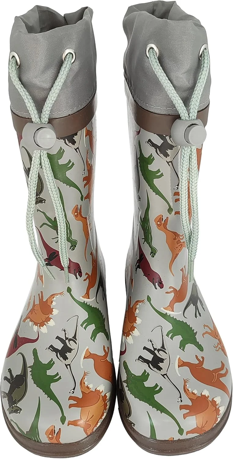 چکمه بارانی پسرانه بک مدل Dinoland-4025