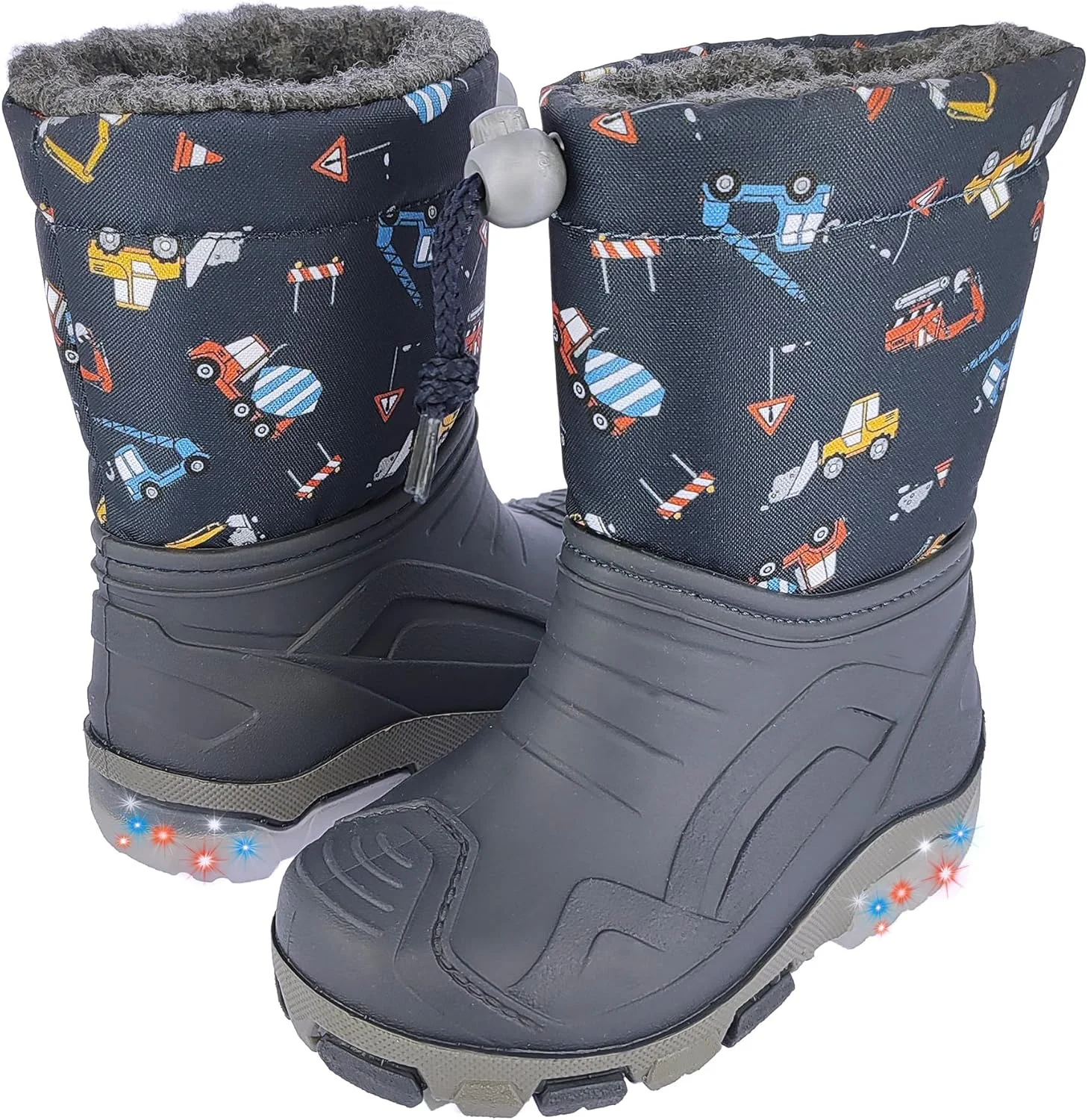 چکمه های ولینگتون پسرانه بک با طرح بیل مکانیکی