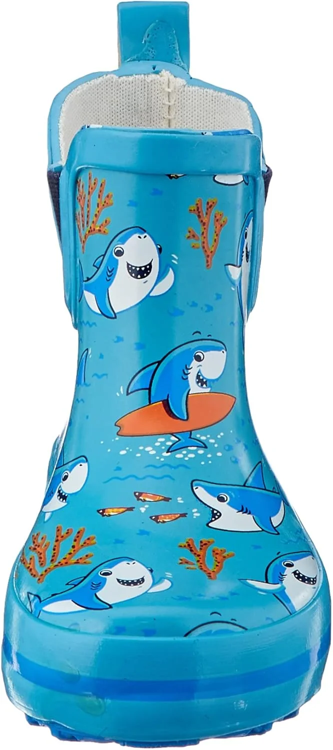 چکمه های ولینگتون پسرانه طرح کوسه های کوچک بک