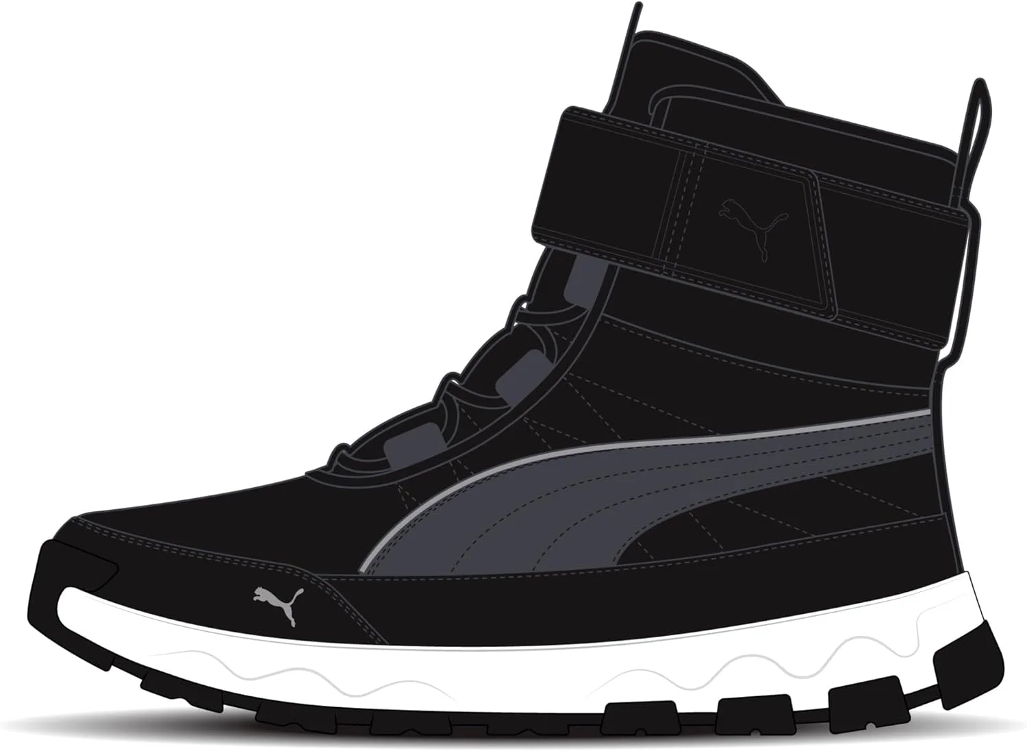 کفش زمستانی بدون جنسیت پوما Evolve با بستن جایگزین برای کودکان کفش زمستانی بدون جنسیت پوما Evolve با بستن جایگزین برای کودکان