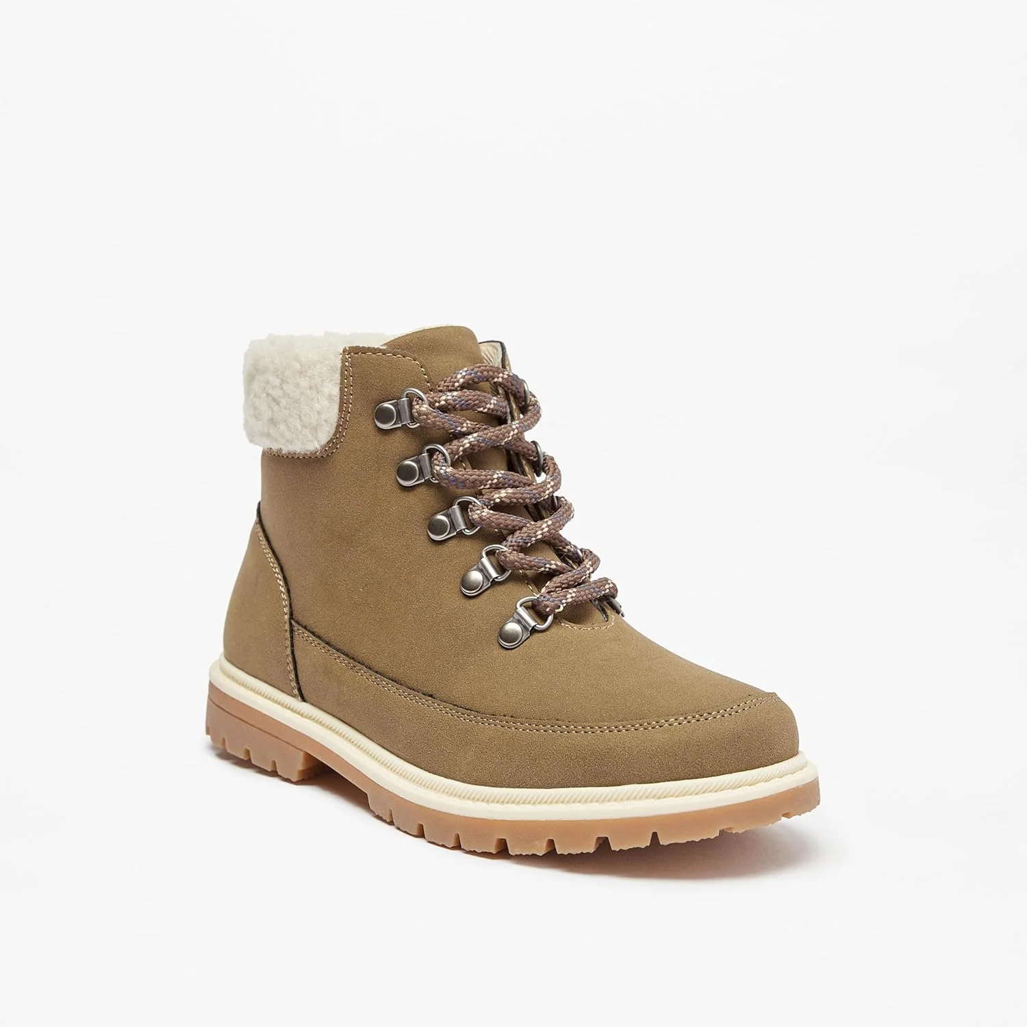 پسرانه - 1607M17539 - بوت ساق بلند ساده آقای دوچینی با بست زیپی