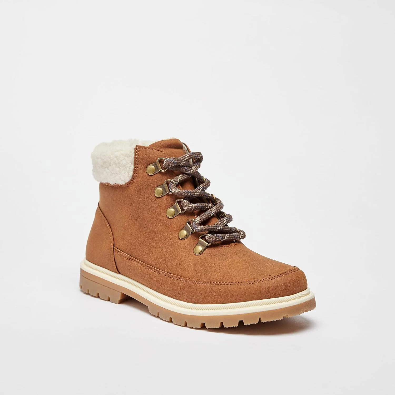 پسرانه - 1607M17539 - بوت ساق بلند ساده مستر دوچینی با بست زیپی