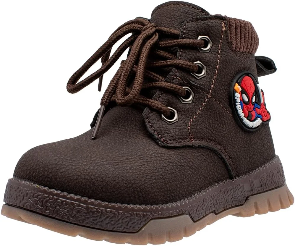 بوت های شیک و اسپرت بچه گانه با بند و زیپ در بغل، مناسب پیاده روی و استفاده در فضای باز، زیره ضد لغزش و پوشیدن آسان برای کودکان نوپا