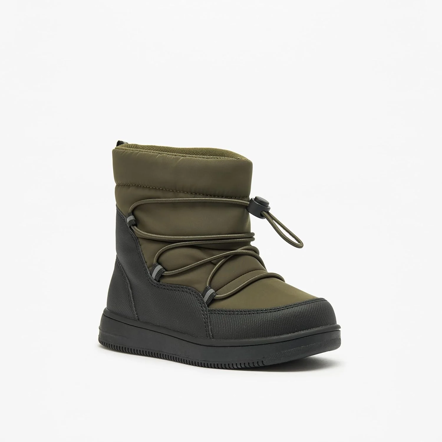 بوت های ساق بلند پسرانه مدل 166894108 با جزئیات بند کشی بوت های ساق بلند پسرانه مدل 166894108 با جزئیات بند کشی