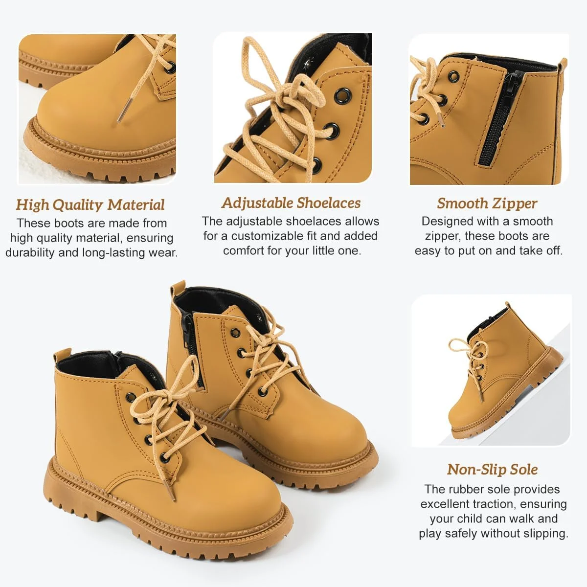 کفش بوت زمستانی بچگانه KIDSUN مناسب پیاده روی و فعالیت های خارج از منزل کفش بوت زمستانی بچگانه KIDSUN مناسب پیاده روی و فعالیت های خارج از منزل