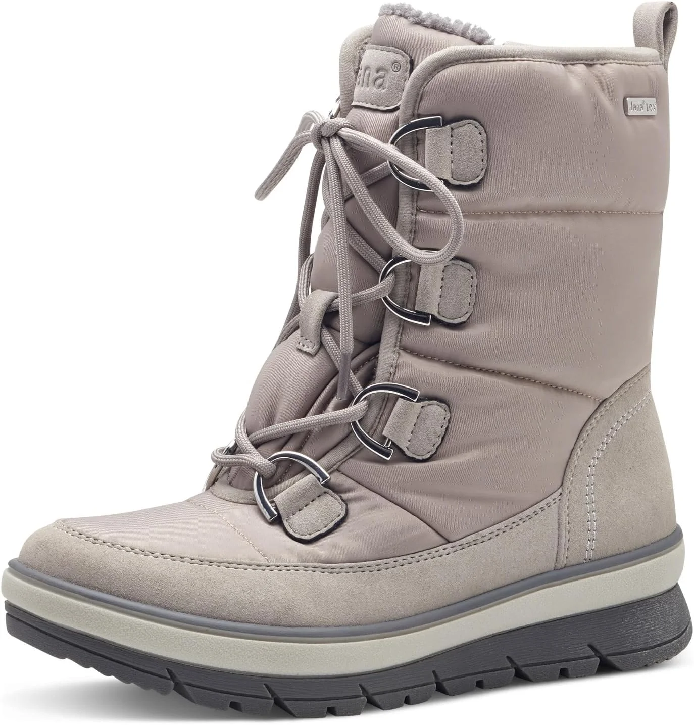 نیم بوت زنانه یقه دار مدل 8-26262-43 از Jana