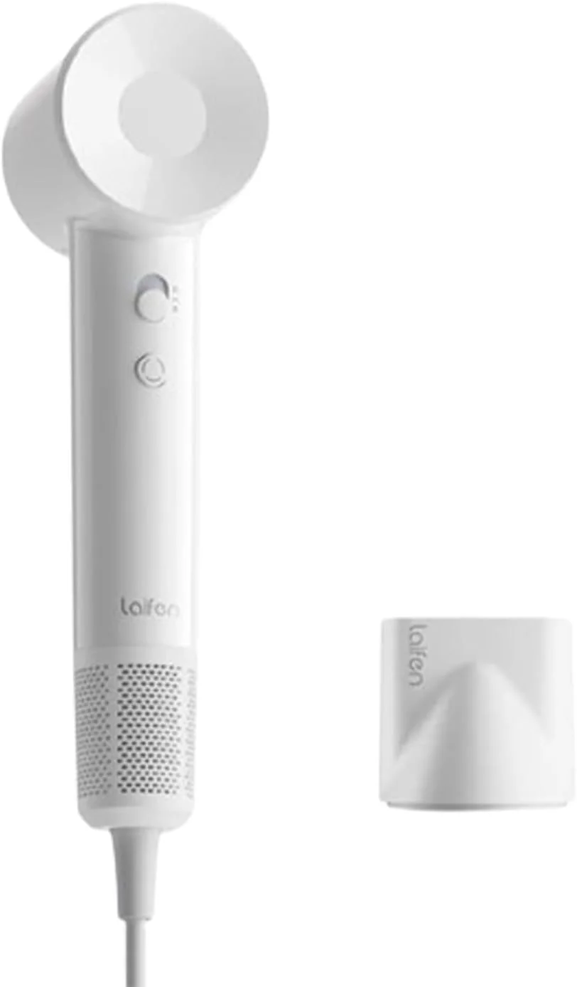 سشوار مو لایفن مدل Se Lite، سشوار یونی منفی با 150 میلیون یون، موتور براشلس 100000 دور در دقیقه، سشوار پرقدرت 1400 واتی با سرعت بالا و صدای کم، طراحی سبک و جمع و جور (سفید)