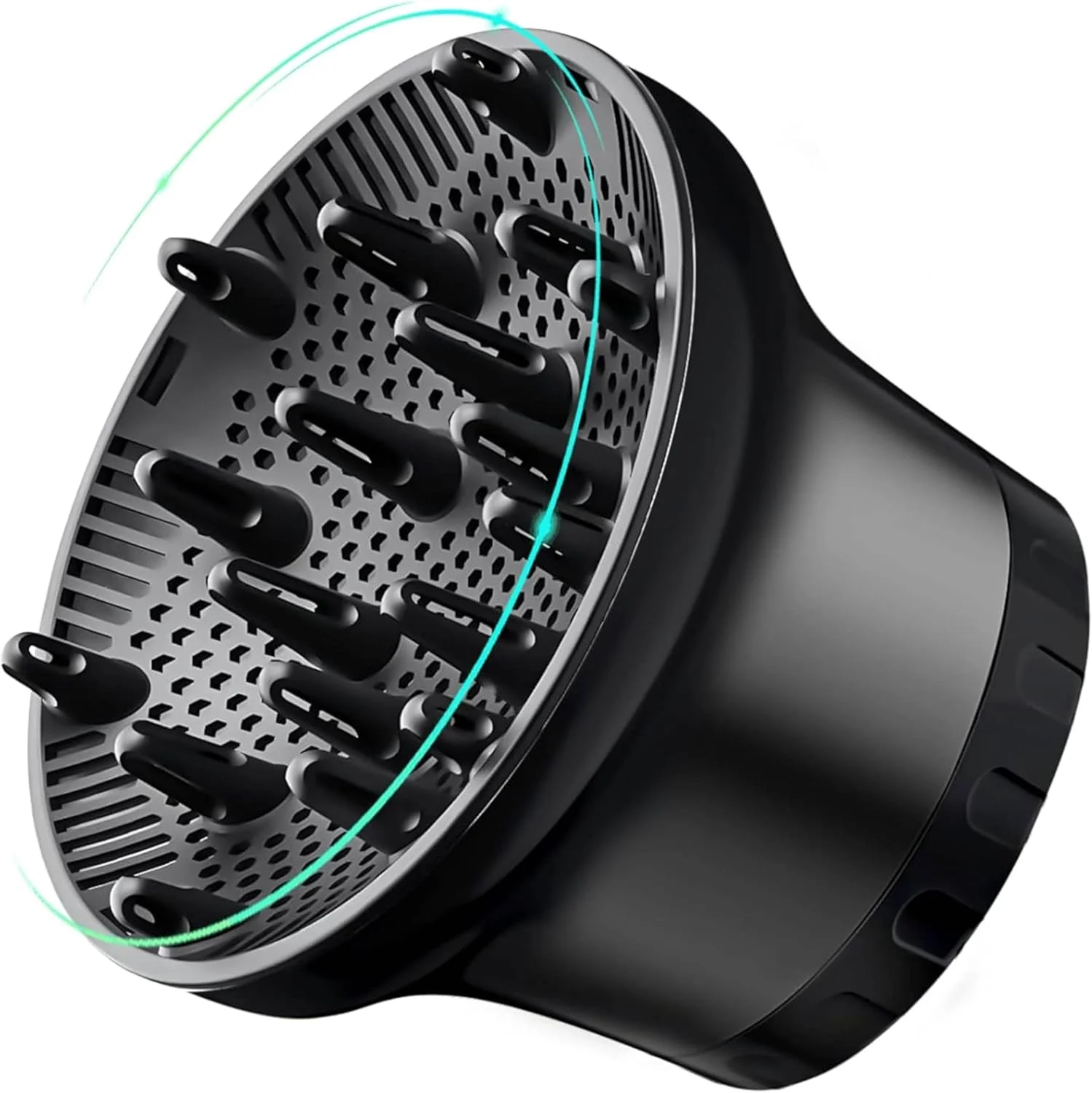 پخش کننده (دیفیوزر) سشوار یونیورسال برای موهای فر، موج دار، ضخیم و طبیعی، پخش کننده حرفه ای سشوار با المنت لانه زنبوری، قابل تنظیم از 3.5 تا 6.6 سانتی متر برای نازل سشوار