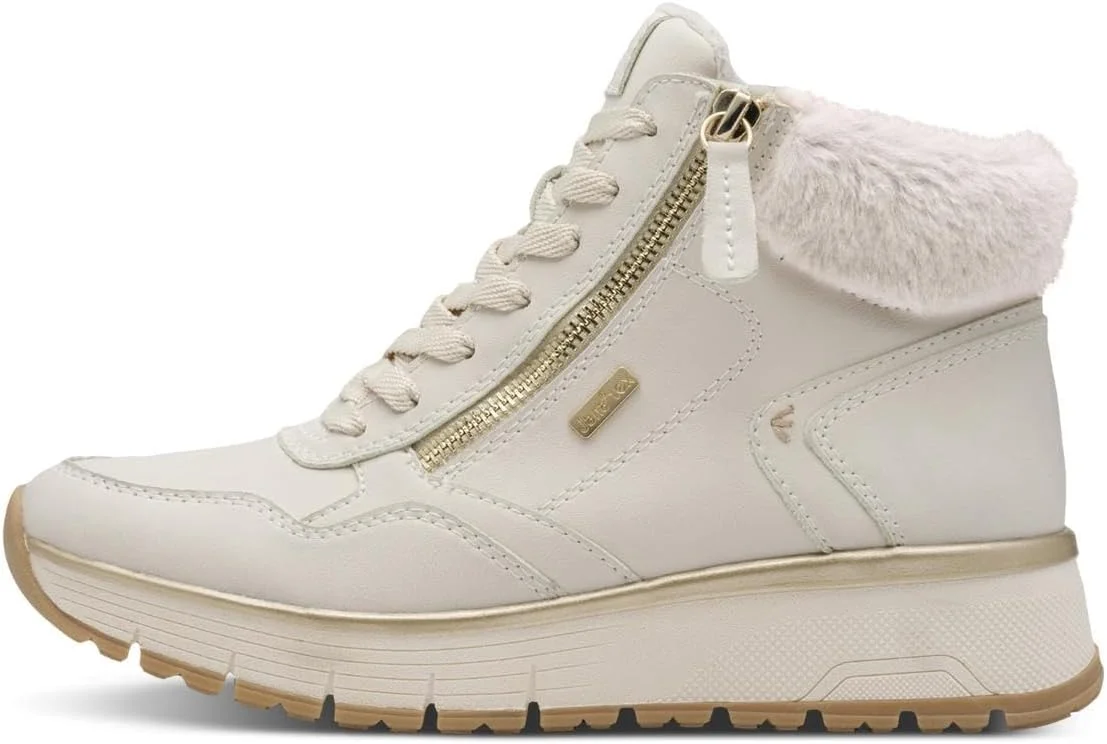 بوت بندی زنانه جانا، تخت، مدل Tex + بوت های فشن وگان