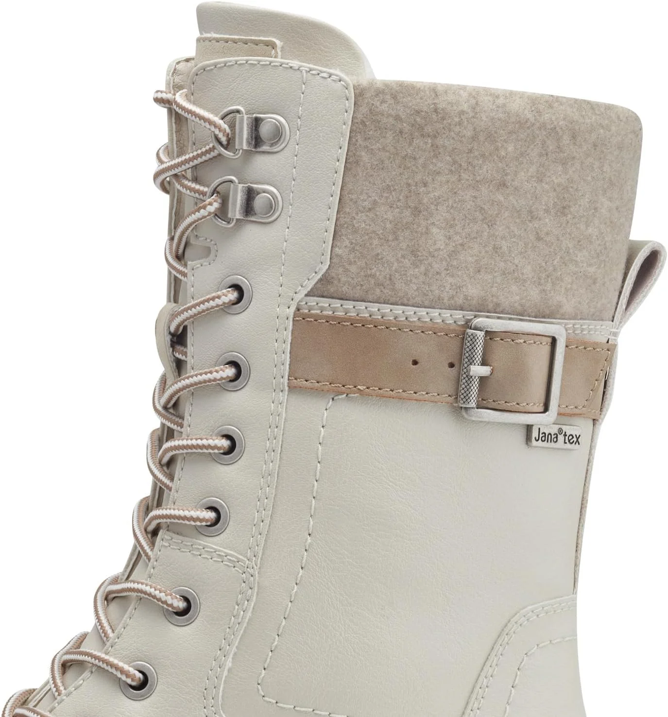 نیم بوت زنانه یقه دار مدل 43-26260-8 Jana