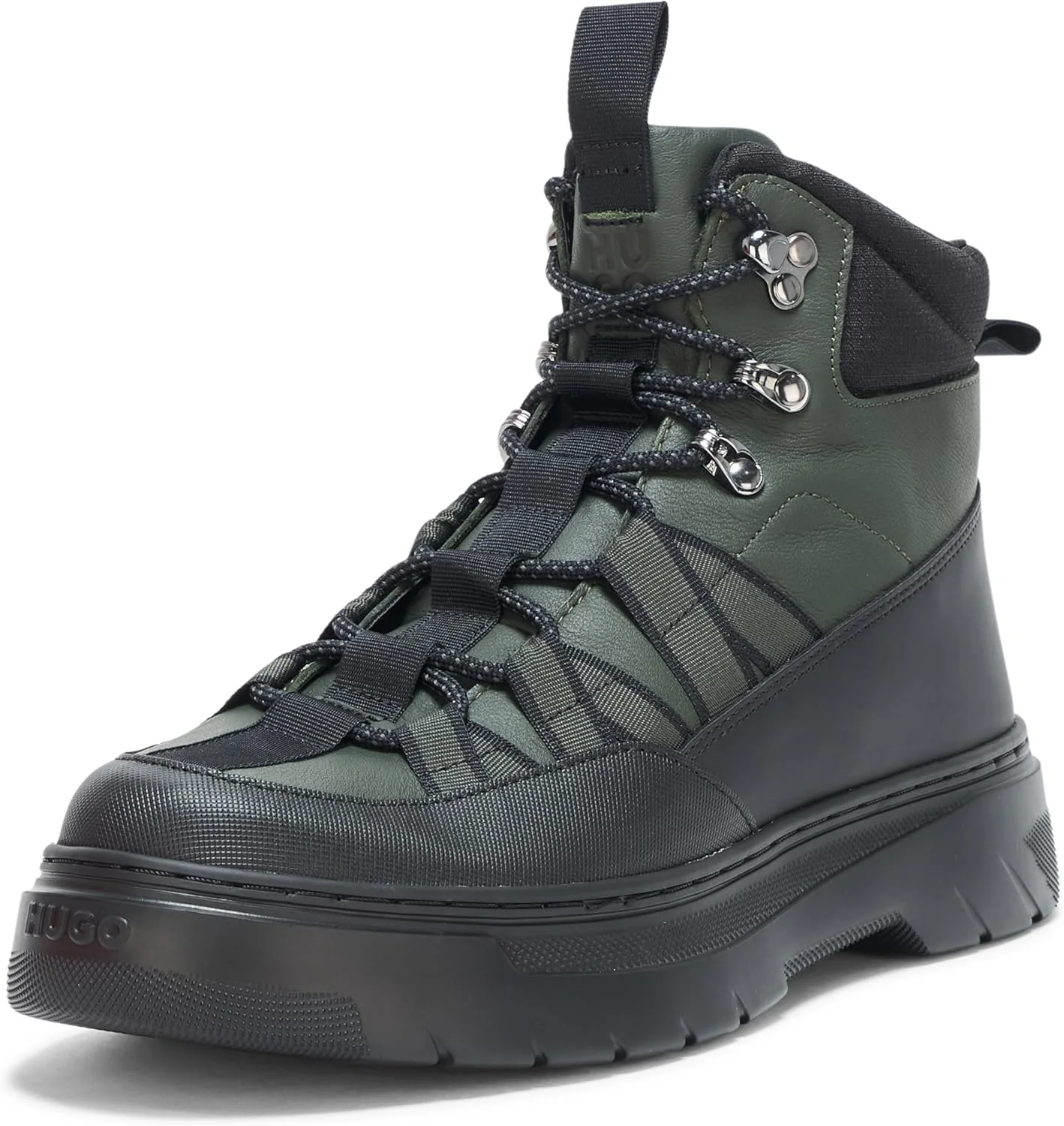 کفش ساق بلند زنانه هوگو مدل بندی مناسب استایل کوهنوردی