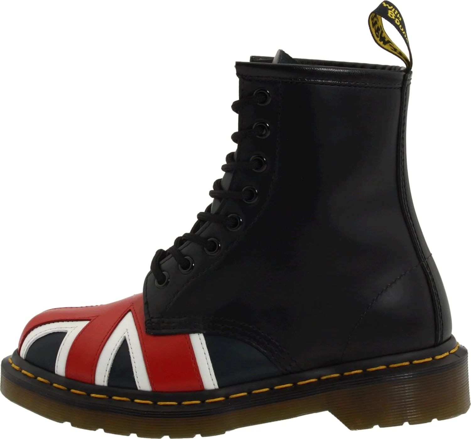 بوت های مردانه 8 سوراخه دکتر مارتنز با طرح پرچم انگلستان