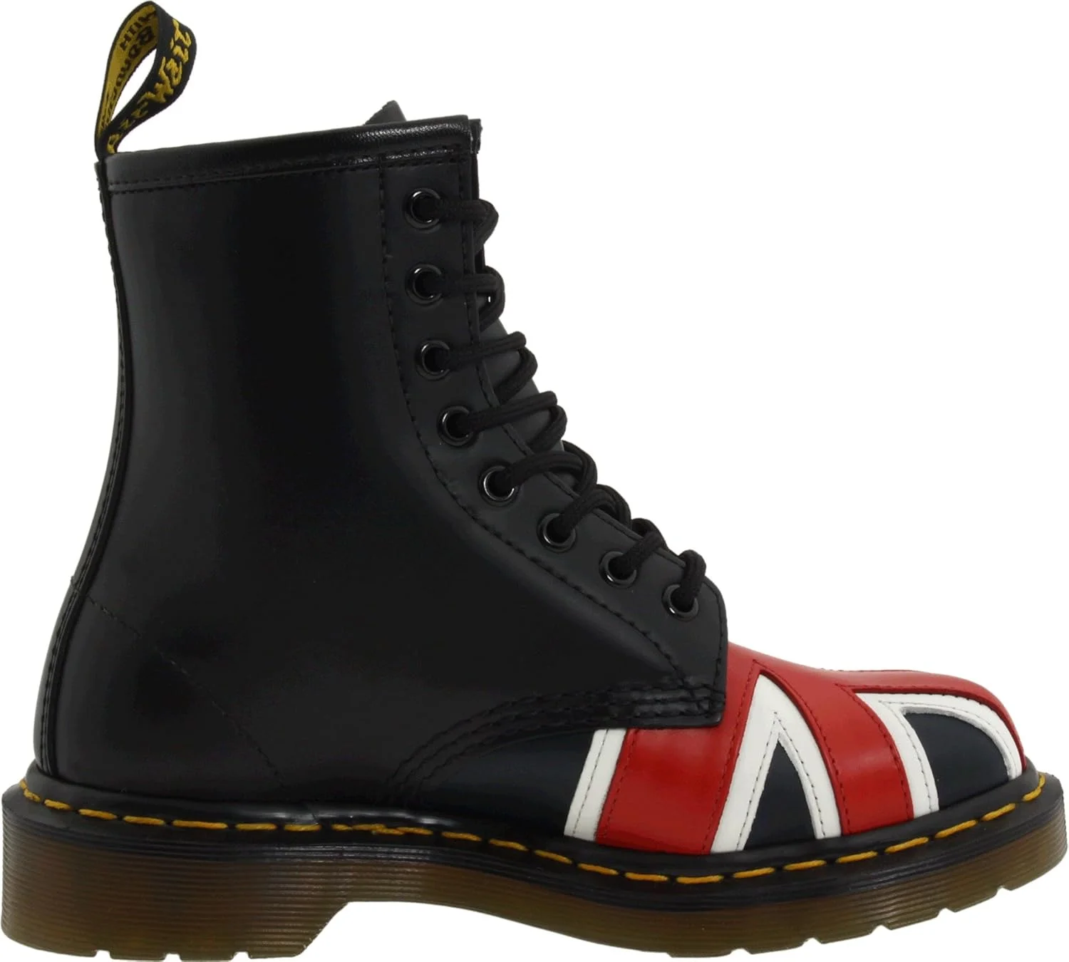 بوت های مردانه 8 سوراخه دکتر مارتنز با طرح پرچم انگلستان