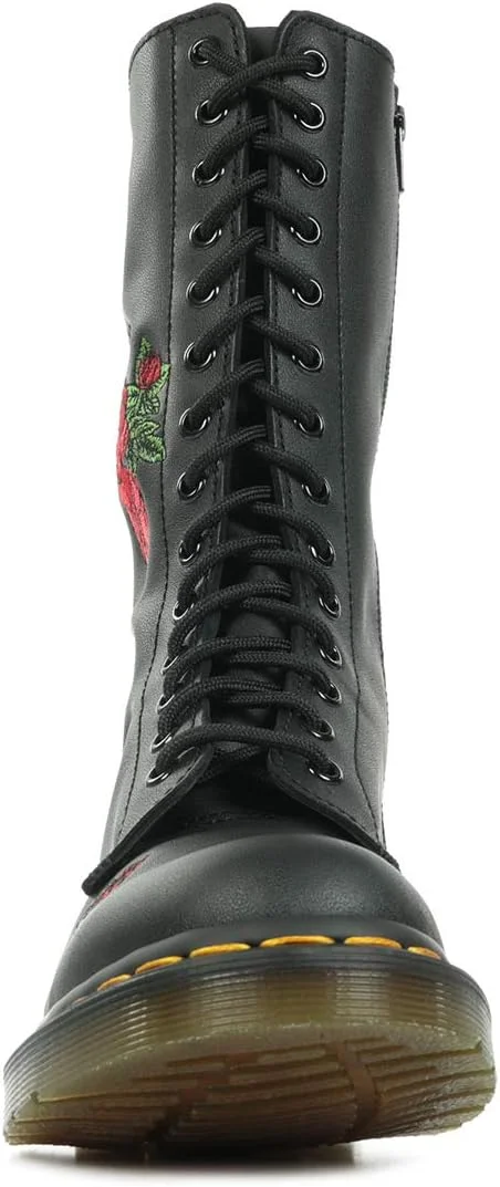 بوت روزمره زنانه دکتر مارتنز مدل Vonda با ۱۴ بند، مشکی