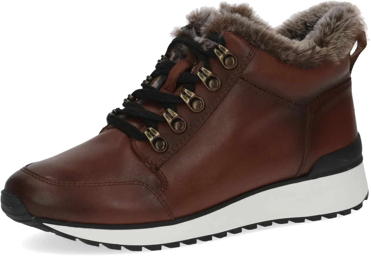 کفش ساق‌دار زنانه مدل 9-26211-41 CAPRICE، تخت و بنددار با آستر گرم