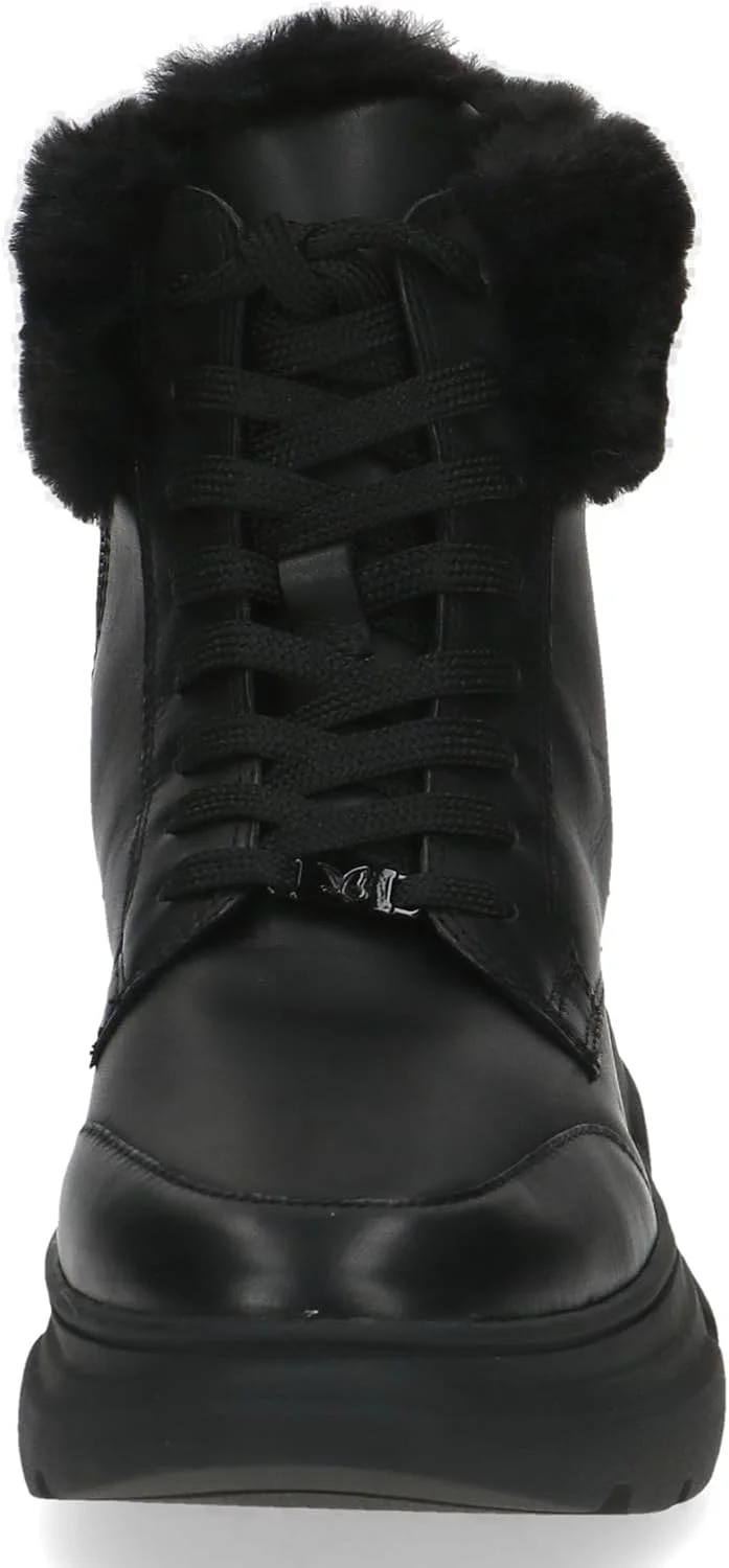 کفش ساق‌دار زنانه مدل 9-26220-41 از برند کاپریس، تخت و بنددار با آستر گرم