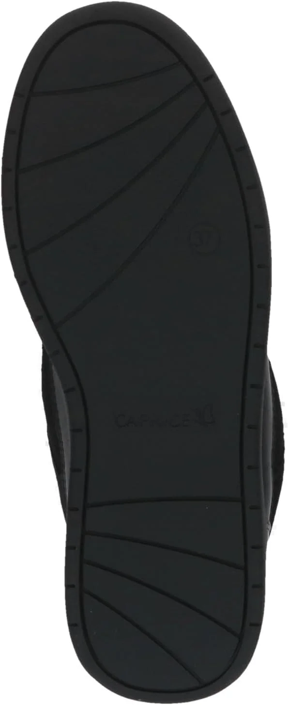 کفش ساق‌دار زنانه بندی تخت با آستر گرم کاپریس مدل 9-26106-41